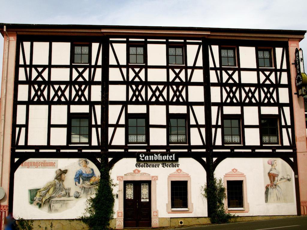 Landhotel Goldener Becher Limbach-Oberfrohna Bagian luar foto